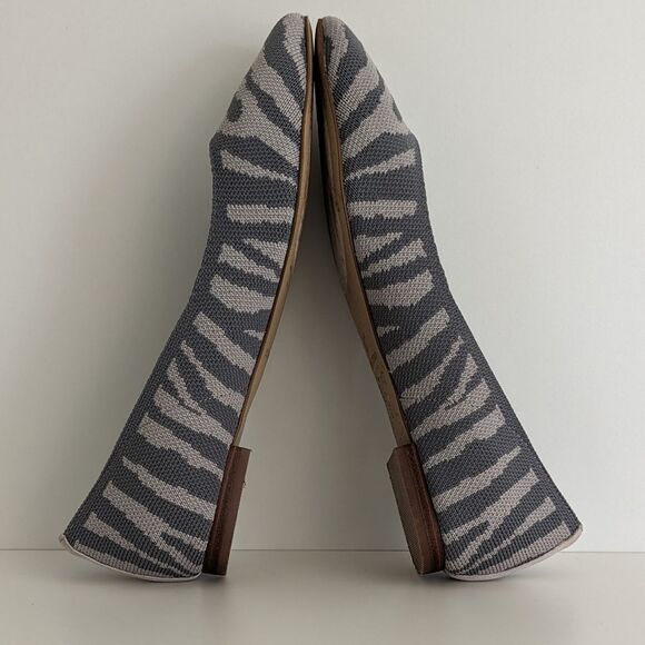 Corso Como Gray Fabric Pointed Toe Flats Women's 6 - Picture 6 of 10